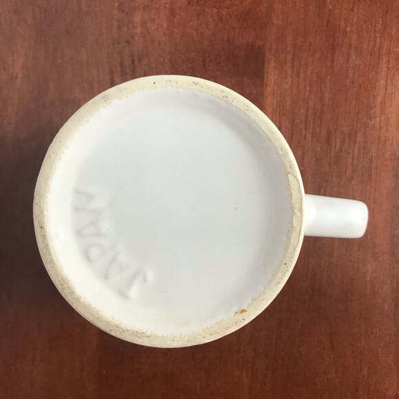 VTG Japan Ceramic "MERRY CHRISTMAS" Santa Clause & Kids Scene Coffee Mug - Picture 6 of 9